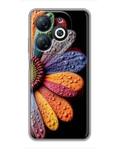 Чехол для Infinix Smart 8 с картинкой «Радужный цветок» Чехол для Infinix Smart 8 с картинкой «Радужный цветок»