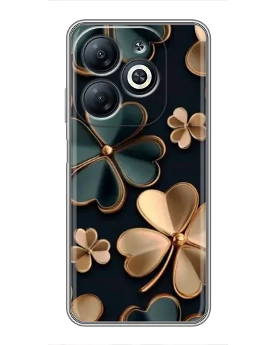 Чехол для Infinix Smart 8 с картинкой «Клевер в золоте» Чехол для Infinix Smart 8 с картинкой «Клевер в золоте»