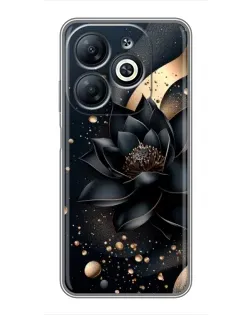 Чохол для Infinix Smart 8 з картинкою «Чорний лотос»