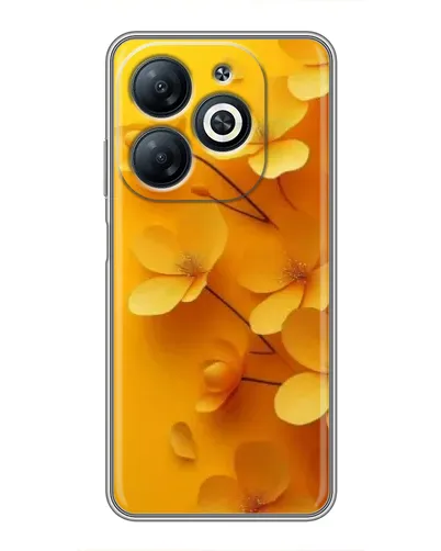 Чехол для Infinix Smart 8 с картинкой «Золотые лепестки» Чехол для Infinix Smart 8 с картинкой «Золотые лепестки»