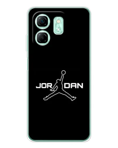 Чехол для Infinix Smart 9 с картинкой «Nike Pink Swirl»