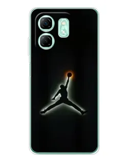 Чехол для Infinix Smart 9 с картинкой «Jordan Gradient Logo»