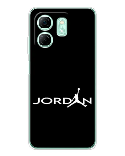 Чехол для Infinix Smart 9 с картинкой «Jordan White Logo»
