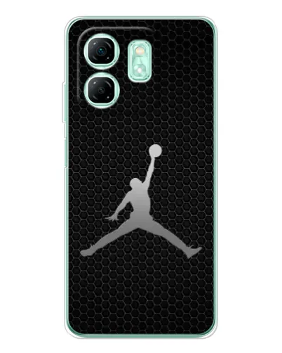 Чехол для Infinix Smart 9 с картинкой «Jordan Dark Carbon»