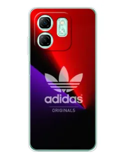 Чехол для Infinix Smart 9 с картинкой «Adidas Red Neon» Чехол для Infinix Smart 9 с картинкой «Adidas Red Neon»