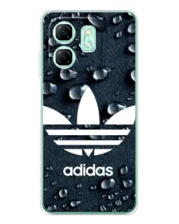 Чехол для Infinix Smart 9 с картинкой «Adidas Trefoil Blue»