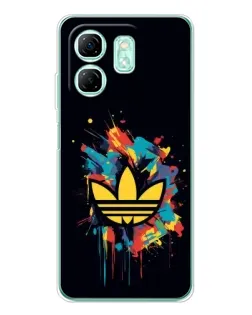 Чехол для Infinix Smart 9 с картинкой «Adidas Splash»