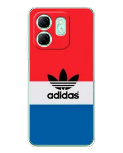 Чехол для Infinix Smart 9 с картинкой «Ретро блоки Adidas»
