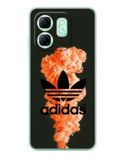 Чехол для Infinix Smart 9 с картинкой «Оранжевый дым Adidas» Чехол для Infinix Smart 9 с картинкой «Оранжевый дым Adidas»