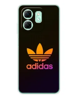 Чехол для Infinix Smart 9 с картинкой «Градиент Adidas»