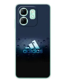 Чехол для Infinix Smart 9 с картинкой «Adidas Water Drops»