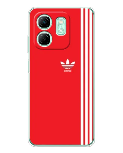 Чехол для Infinix Smart 9 с картинкой «Красный минимализм Adidas» Чехол для Infinix Smart 9 с картинкой «Красный минимализм Adidas»