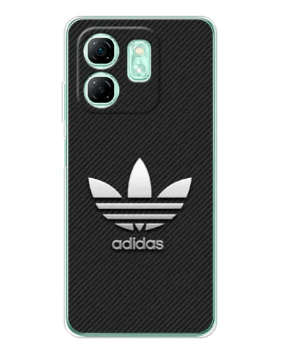 Чехол для Infinix Smart 9 с картинкой «Adidas Карбоновая текстура» Чехол для Infinix Smart 9 с картинкой «Adidas Карбоновая текстура»