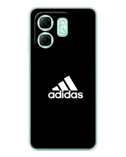 Чехол для Infinix Smart 9 с картинкой «Черная классика Adidas» Чехол для Infinix Smart 9 с картинкой «Черная классика Adidas»
