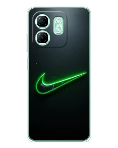 Чехол для Infinix Smart 9 с картинкой «Неоновый контур Nike» Чехол для Infinix Smart 9 с картинкой «Неоновый контур Nike»