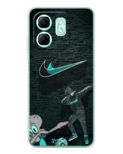 Чехол для Infinix Smart 9 с картинкой «Спортивный арт Nike»