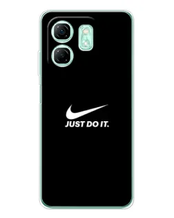 Чехол для Infinix Smart 9 с картинкой «Минимализм от Nike»