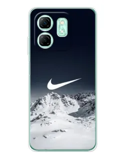 Чехол для Infinix Smart 9 с картинкой «Nike — зимние горы»
