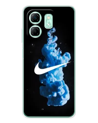 Чехол для Infinix Smart 9 с картинкой «Nike и синий дым» Чехол для Infinix Smart 9 с картинкой «Nike и синий дым»