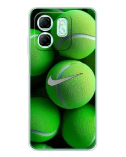 Чехол для Infinix Smart 9 с картинкой «Теннисные мячи Найк»