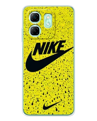 Чехол для Infinix Smart 9 с картинкой «Желтый текстурный Nike» Чехол для Infinix Smart 9 с картинкой «Желтый текстурный Nike»