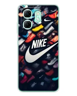 Чехол для Infinix Smart 9 с картинкой «Коллекция кроссовок Nike»