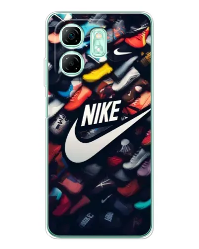 Чехол для Infinix Smart 9 с картинкой «Коллекция кроссовок Nike» Чехол для Infinix Smart 9 с картинкой «Коллекция кроссовок Nike»