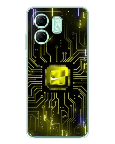 Чехол для Infinix Smart 9 с картинкой «Nike — золотая искра» Чехол для Infinix Smart 9 с картинкой «Nike — золотая искра»