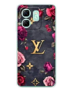 Чехол для Infinix Smart 9 с картинкой «Цветочный Louis Vuitton»