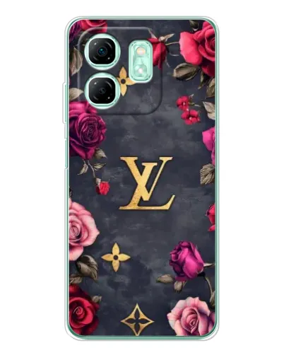 Чехол для Infinix Smart 9 с картинкой «Цветочный Louis Vuitton» Чехол для Infinix Smart 9 с картинкой «Цветочный Louis Vuitton»