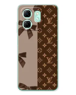Чехол для Infinix Smart 9 с картинкой «Louis Vuitton — банты»