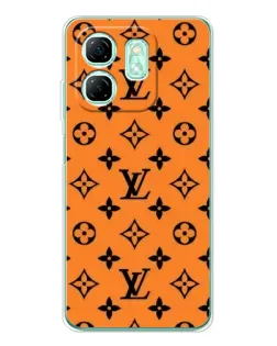 Чехол для Infinix Smart 9 с картинкой «Оранжевый стиль LV»