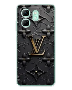 Чехол для Infinix Smart 9 с картинкой «Кожаная текстура LV»