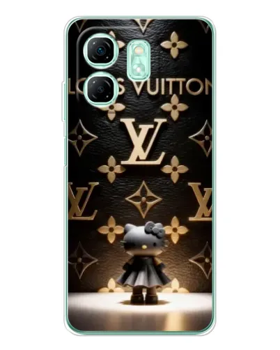 Чехол для Infinix Smart 9 с картинкой «Монограмма с фигурой» Чехол для Infinix Smart 9 с картинкой «Монограмма с фигурой»