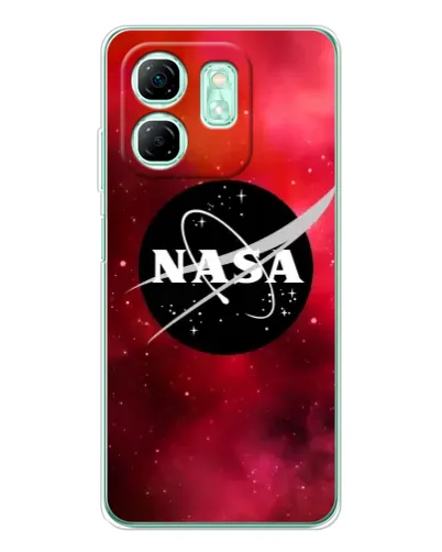 Чехол для Infinix Smart 9 с картинкой «NASA — красная туманность»