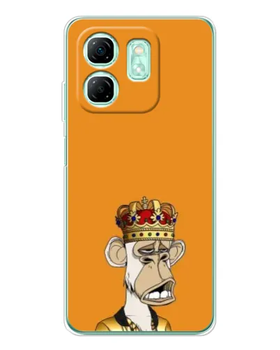Чехол для Infinix Smart 9 с картинкой «Золотая обезьяна Bored Ape»