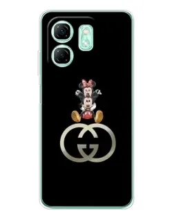 Чехол для Infinix Smart 9 с картинкой «Минни Маус на лого» Чехол для Infinix Smart 9 с картинкой «Минни Маус на лого»