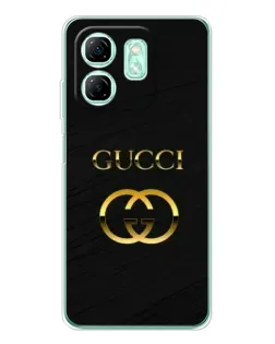 Чехол для Infinix Smart 9 с картинкой «Золотой логотип Gucci» Чехол для Infinix Smart 9 с картинкой «Золотой логотип Gucci»