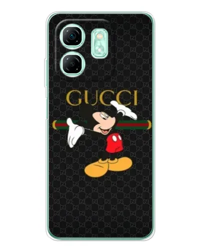 Чехол для Infinix Smart 9 с картинкой «Микки Маус Gucci»