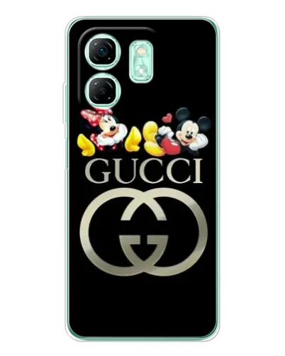 Чехол для Infinix Smart 9 с картинкой «Gucci — герои Disney»