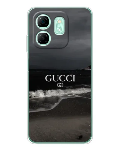 Чехол для Infinix Smart 9 с картинкой «Gucci — морской прибой»