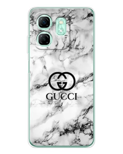 Чехол для Infinix Smart 9 с картинкой «Gucci — мраморный шик»
