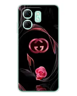 Чехол для Infinix Smart 9 с картинкой «Gucci — неоновая роза» Чехол для Infinix Smart 9 с картинкой «Gucci — неоновая роза»
