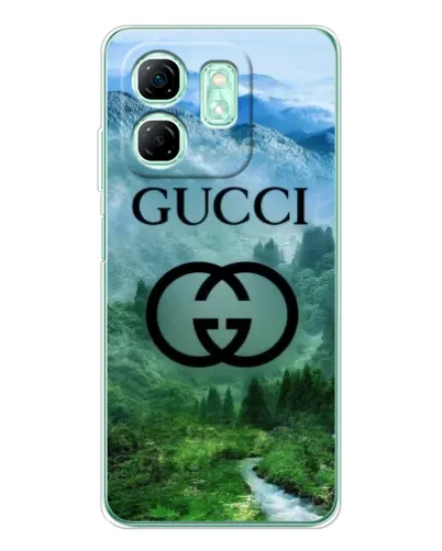 Чехол для Infinix Smart 9 с картинкой «Gucci — горный пейзаж»