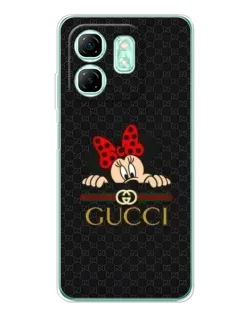 Чехол для Infinix Smart 9 с картинкой «Минни Маус Gucci — черный» Чехол для Infinix Smart 9 с картинкой «Минни Маус Gucci — черный»