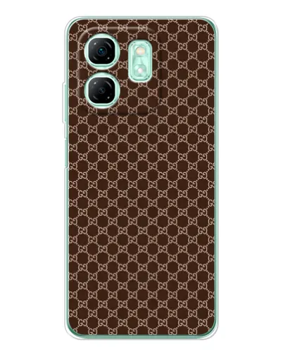 Чехол для Infinix Smart 9 с картинкой «Gucci — шоколадная сетка» Чехол для Infinix Smart 9 с картинкой «Gucci — шоколадная сетка»