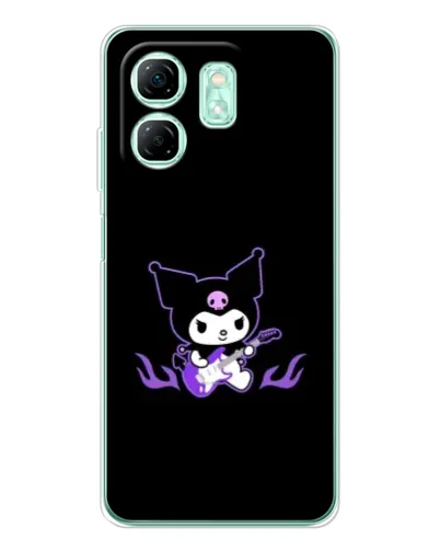 Чехол для Infinix Smart 9 с картинкой «Электрическая Kuromi»