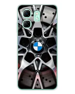 Чехол для Infinix Smart 9 с картинкой «BMW — деталь диска» Чехол для Infinix Smart 9 с картинкой «BMW — деталь диска»