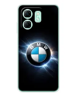 Чехол для Infinix Smart 9 с картинкой «BMW — неоновое сияние» Чехол для Infinix Smart 9 с картинкой «BMW — неоновое сияние»