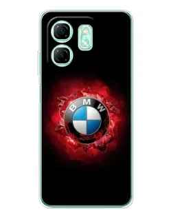 Чехол для Infinix Smart 9 с картинкой «Логотип BMW — вспышка» Чехол для Infinix Smart 9 с картинкой «Логотип BMW — вспышка»